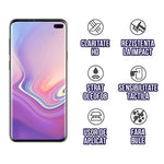 Folie Sticla Securizata Curbata Flippy pentru Samsung S10 Plus cu recunoastere a amprentelor digitale, 9H, lipici