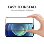 Folie Sticla securizata Flippy compatibila cu Apple iPhone 12 Pro Max Full Glue Negru