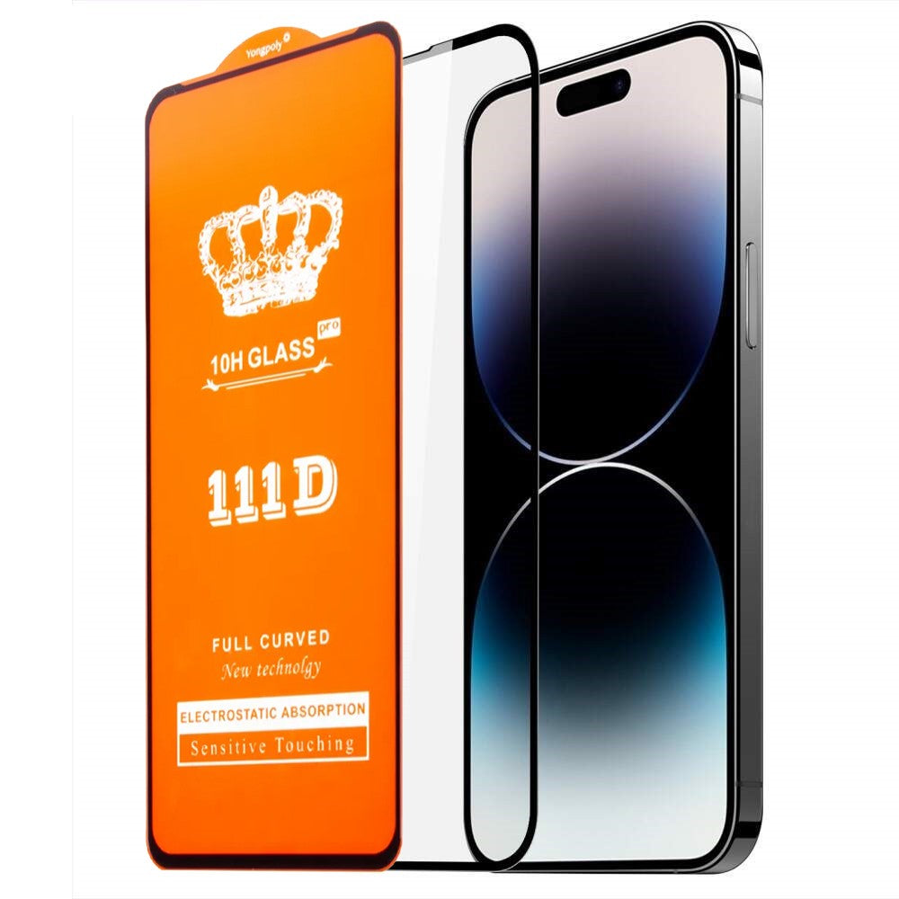 Folie Sticla Securizata pentru iPhone 16, Flippy, Sticla de Protectie Compatibila cu Apple iPhone 16, Full Cover 111D,