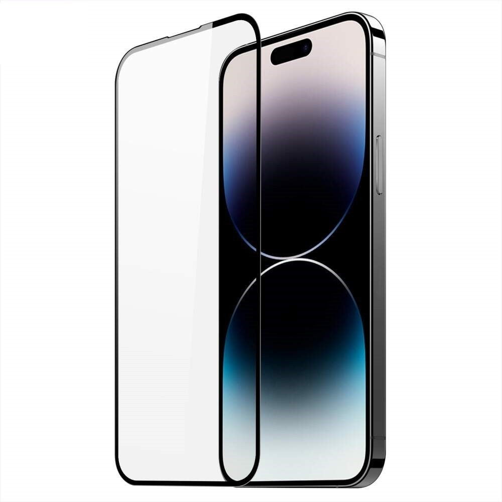 Folie Sticla Securizata, Flippy, Compatibila cu Apple iPhone 16 Pro Max, Full Cover 111D, HD, Margini Negre,
