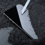 Folie Sticla Securizata, Flippy, Pentru Apple iPhone 16 Plus, Full Glue, Margini Negre, Transparent