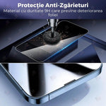 Folie Sticla Securizata, Flippy, Pentru Apple iPhone 16 Plus, Privacy Classic, 2.5D, Confidentialitate 30°, Negru