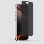 Folie Sticla Securizata, Flippy, Pentru Apple iPhone 16 Pro Max, Privacy Classic, 2.5D, Confidentialitate 30°, Negru
