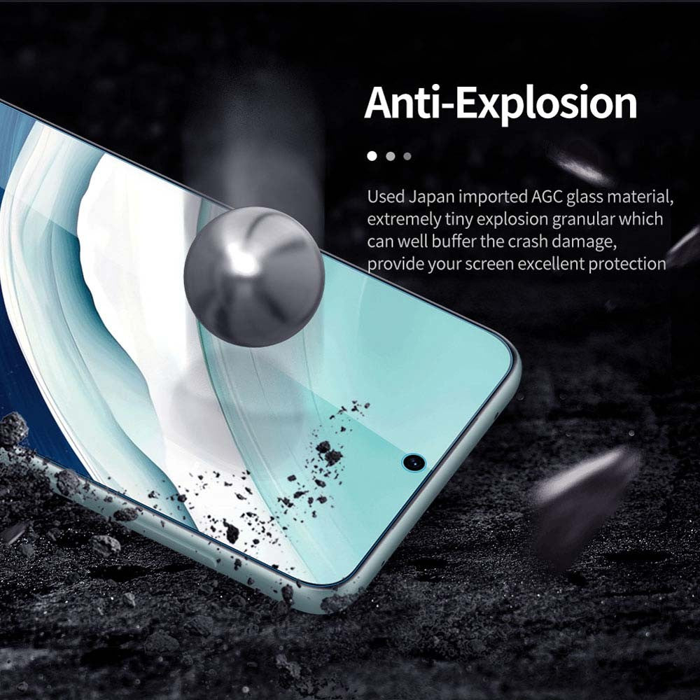 Folie Sticla Securizata, Flippy, Pentru Huawei Mate 50 Pro, Full Glue, Margini Negre, Transparent
