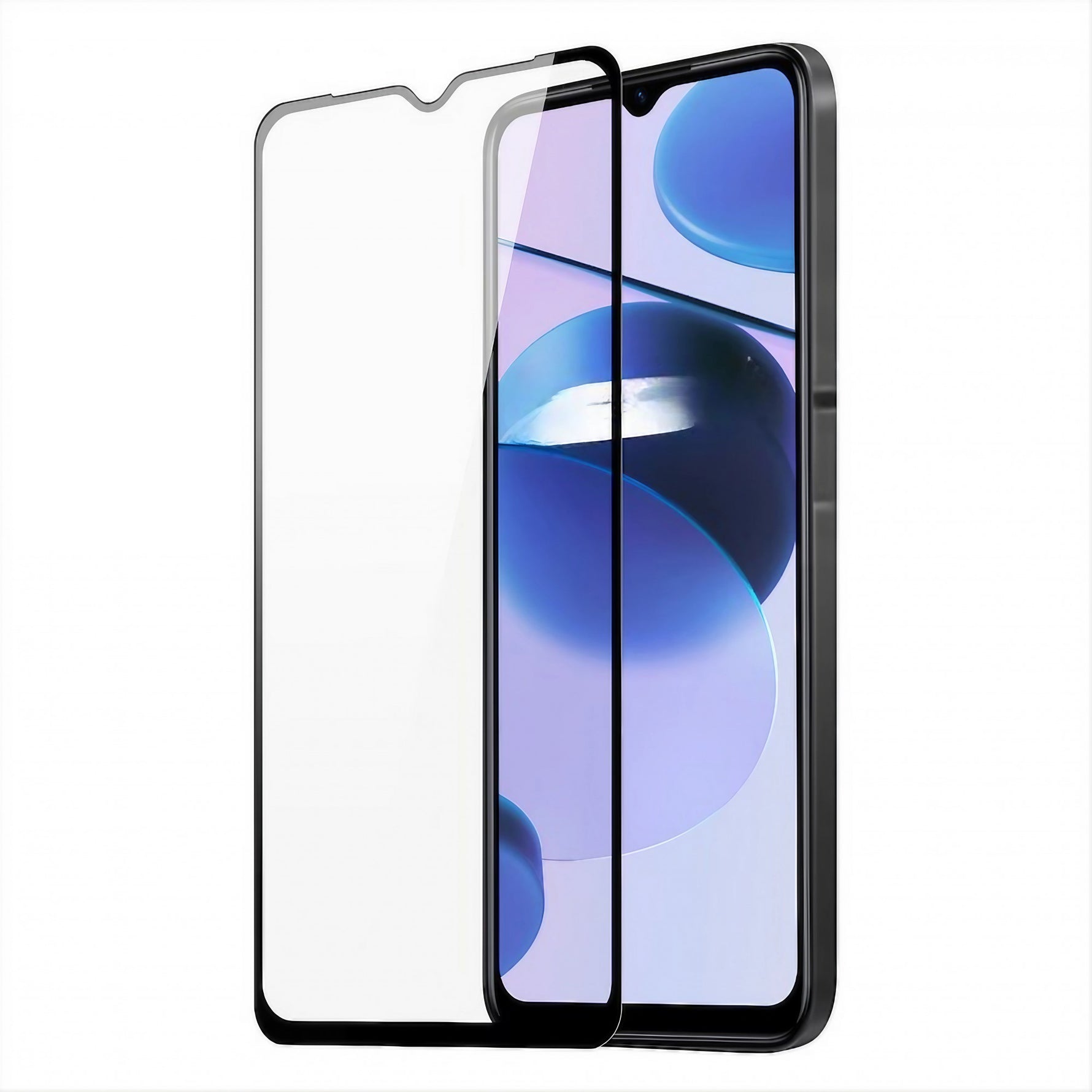 Folie Sticla Securizata, Flippy, Pentru Realme C53, Full Glue, Margini Negre, Transparent
