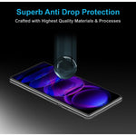 Folie Sticla Securizata, Flippy, Pentru Redmi 13C, Full Glue, Margini Negre, Transparent