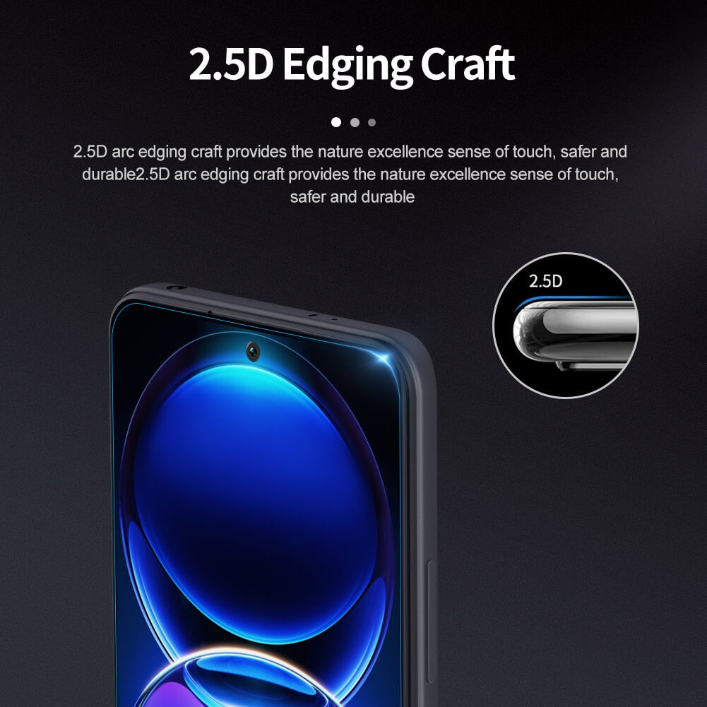 Folie Sticla Securizata, Flippy,Pentru Redmi Note 13 4G, Full Glue, Margini Negre, Transparent