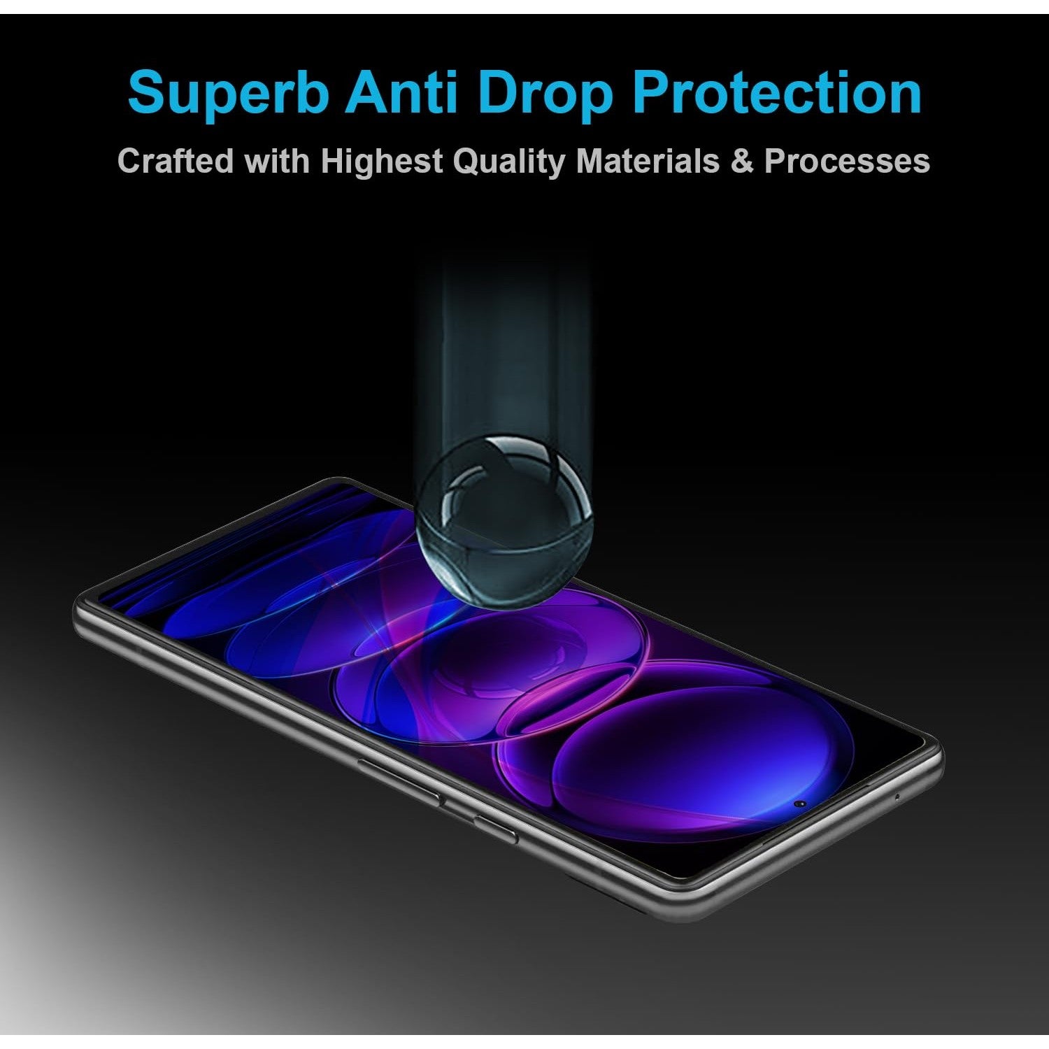 Folie Sticla Securizata, Flippy, Pentru Redmi Note 13 Pro 4G, Full Glue, Margini Negre, Transparent