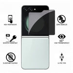 Folie Sticla Securizata, Flippy, Pentru Samsung Galaxy Z Flip5, 2.5D, HD, Transparenta