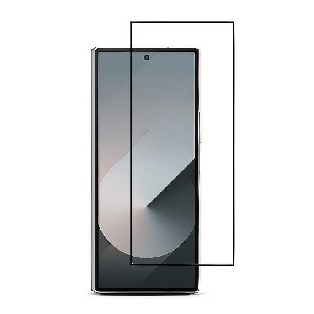 Folie Sticla Securizata, Flippy,Pentru Samsung Galaxy Z Fold 6, Full Glue, Margini Negre, Transparent