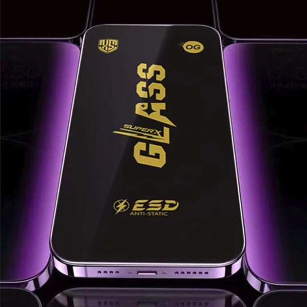 Folie Sticla Securizata pentru iPhone 16 Pro, Flippy, Folie compatibila cu Apple iPhone 16 Pro, Sticla ESD, Super HD
