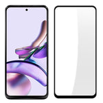 Folie Sticla Securizata pentru Motorola G14, Flippy, Compatibila cu Motorola Moto G14, Full Glue, Margini Negre,