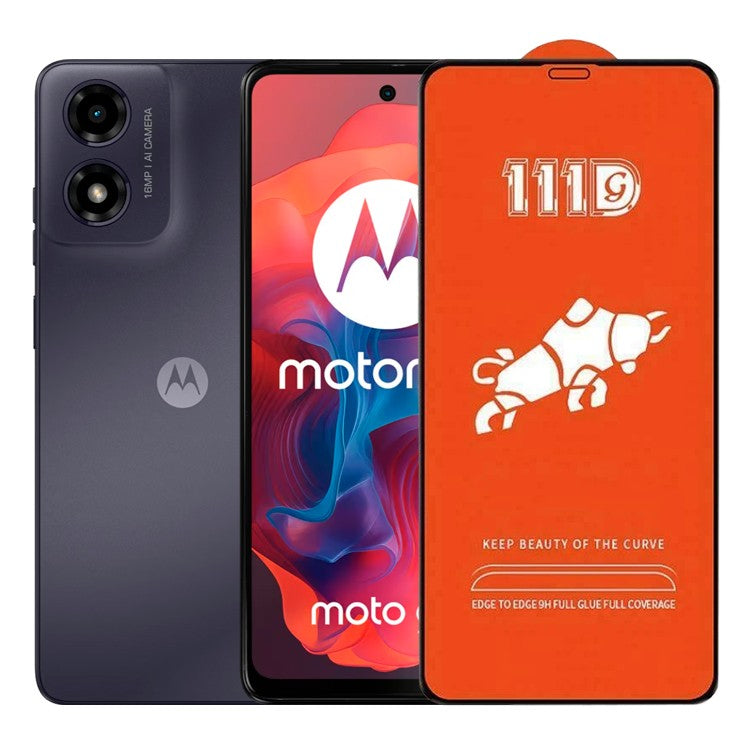 Folie Sticla Securizata pentru Motorola Moto G04, Flippy, Sticla de Protectie Compatibila cu Motorola Moto G04, Full