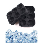 Forma pentru Gheata, Flippy, 6 Forme Sferice, din Silicon, 17 x 12 x 6 cm, Negru