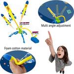 Jucarie pentru Copii, Flippy, Lansator de Rachete cu Piciorul, un Singur Lansator, 3 Rachete cu Lumini, 40.5 cm