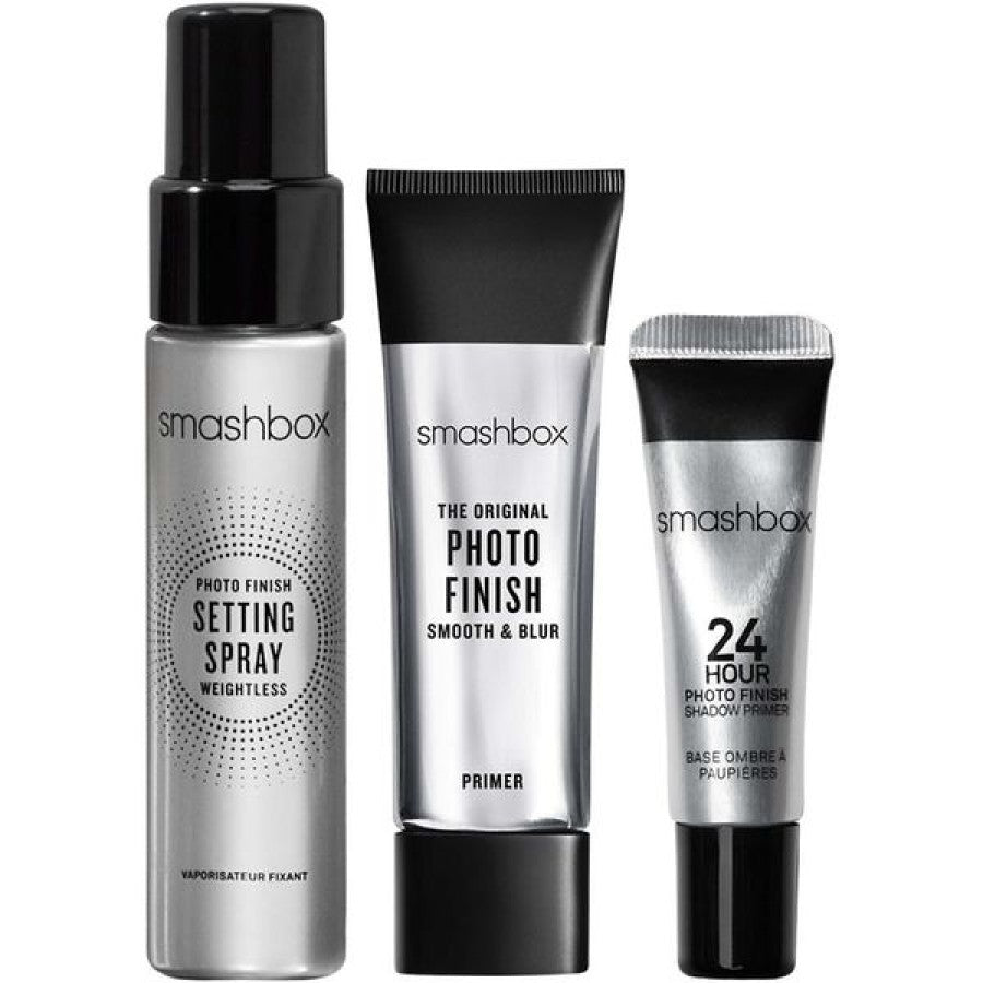 Set Smashbox: Photo Finish, Matte Finish, Liquid Primer, 12 ml + Photo Finish, Setting Spray, 30 ml + Photo Finish, Eyeshadow Primer, 7 ml - Olmarkt