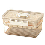 Forma de Gheata, Flippy, Doua Straturi, Inchidere Etans, din PP+PET, 19 x 12 x 9.5 cm, Bej