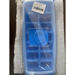 Forma pentru cuburi de gheata Flippy, 14 cuburi, reutilizabil, plastic alimentar, cu capac, orificiu umplere,