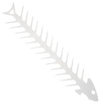 Forma pentru Frigarui, Flippy, Model Oase de Peste, din Otel Inoxidabil, Instrument pentru Gratar, BBQ, cu Deschizator