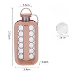 Forma pentru Gheata 2 in 1 Portabila, Flippy, sub Forma de Sticla, Sfere, Diametru 3 cm, Multifunctional, 17 Bilute,