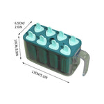 Forme de inghetata, Flippy, 8 Forme din Plastic Dur, Forma pentru Inghetata din si Sucuri Ghetate, 13 x 10 x 6.5 cm,
