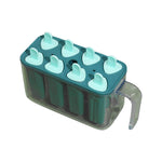 Forme de inghetata, Flippy, 8 Forme din Plastic Dur, Forma pentru Inghetata din si Sucuri Ghetate, 13 x 10 x 6.5 cm,