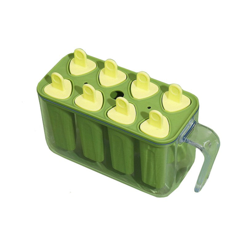 Forme de inghetata, Flippy, 8 Forme din Plastic Dur, Forma pentru Inghetata din si Sucuri Ghetate, 13 x 10 x 6.5 cm,