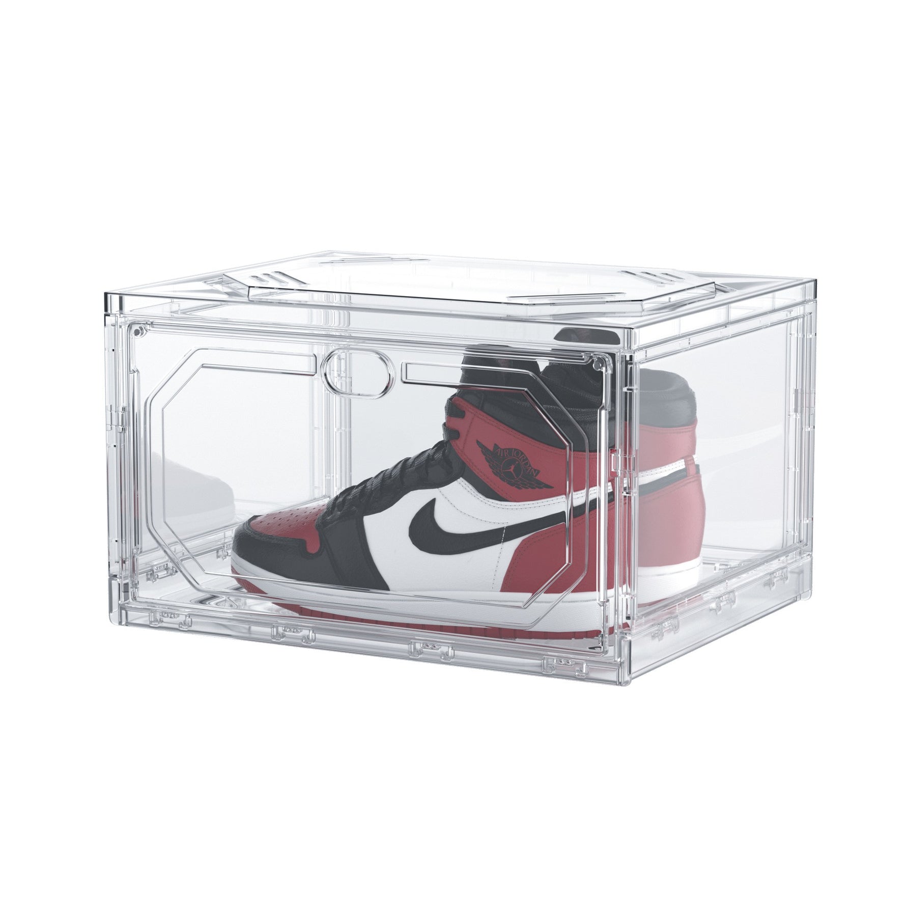 Organizator de Pantofi, Flippy, din PP+ABS, Usa Laterala Magnetica, Rezistenta la Praf, Anti-Oxidare, Utilizare