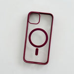 Husa MagSafe pentru Apple iPhone 11, Full Cover, Frosted Acrylic Color Big Hole, Magnetica, Incarcare Wireless, Flippy,