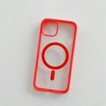 Husa MagSafe pentru Apple iPhone 13, Full Cover, Frosted Acrylic Color Big Hole, Magnetica, Incarcare Wireless, Flippy,