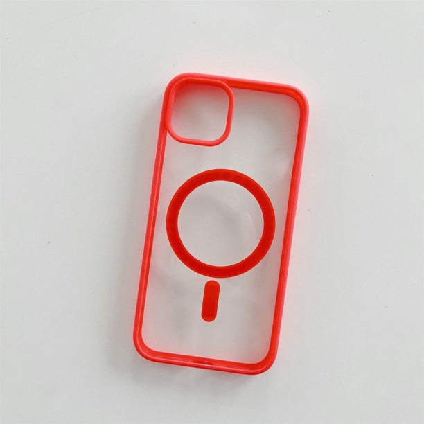 Husa MagSafe pentru Apple iPhone 13, Full Cover, Frosted Acrylic Color Big Hole, Magnetica, Incarcare Wireless, Flippy,
