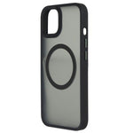 Husa MagSafe pentru Apple iPhone 13 Pro, Full Cover, Frosted Acrylic Color Big Hole, Magnetica, Incarcare Wireless,