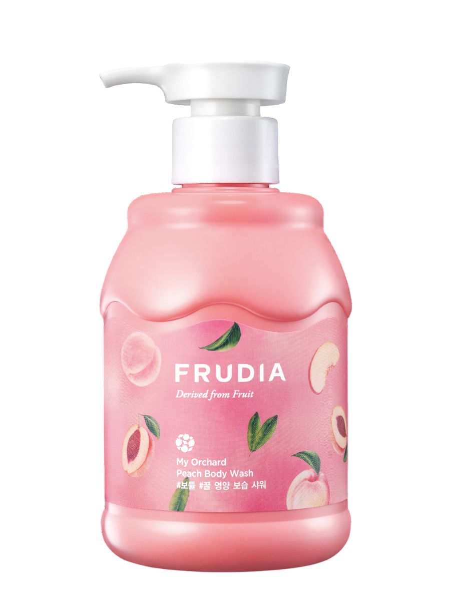 Frudia, Delivered From Fruit, Piersică, Curățenie, Gel de duș, 350 ml