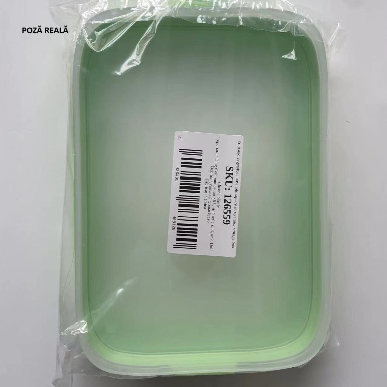 Recipient de Depozitare Alimente, Flippy, Etans, pentru Frigider, din Plastic, Mentinere Proaspata, Reutilizabil,