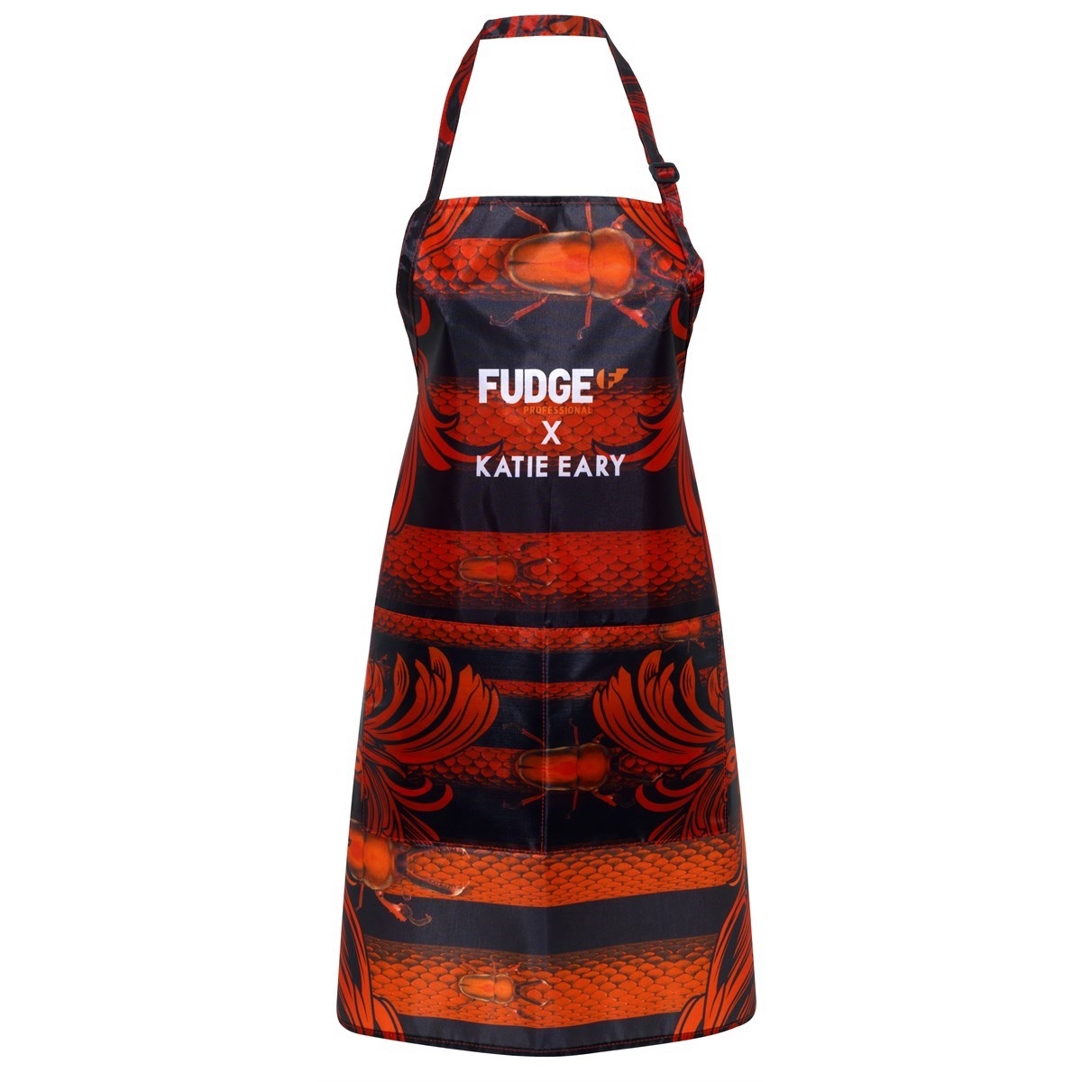 Fudge Professional, Katie Eary, Şorţ pentru vopsirea părului, Roșu/Negru