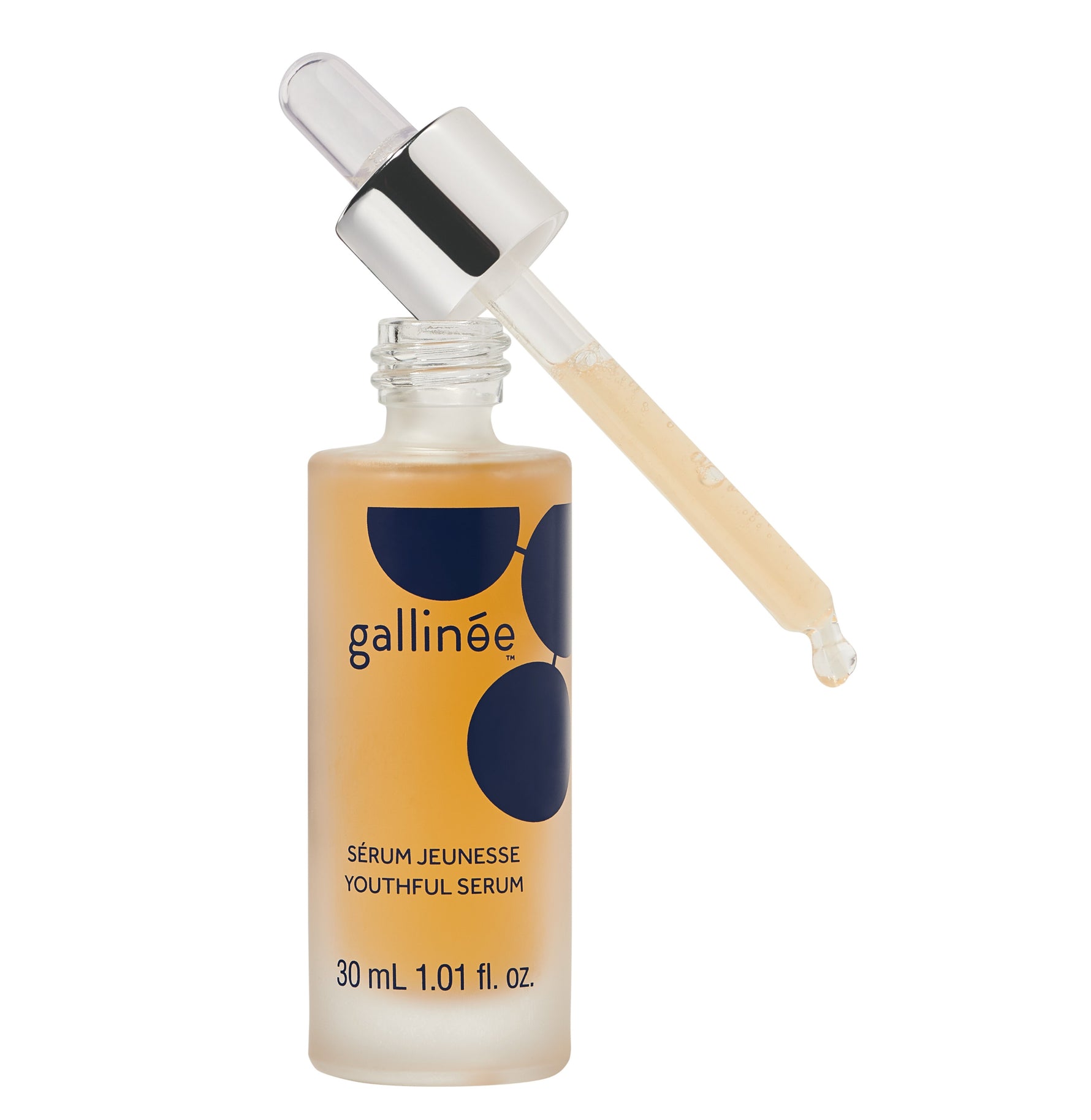 Gallinee, Microbiome Skincare, Prebiotice & Probiotice & Postbiotice, Anti-îmbătrânire, Ser, Pentru față, 30 ml - Olmarkt