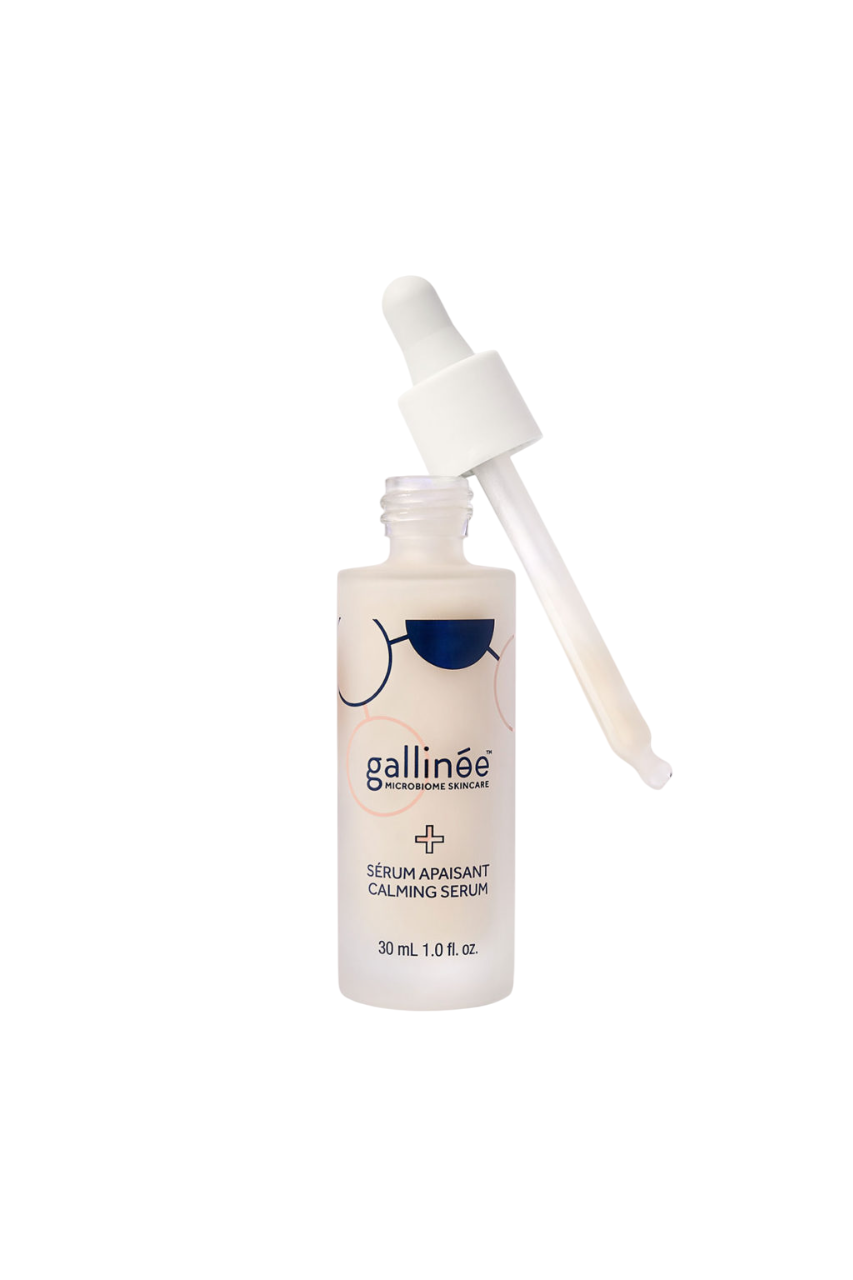 Gallinee, Microbiome Skincare, Prebiotice & Probiotice & Postbiotice, Calmant, Zilnic, Ser, Pentru față, 30 ml - Olmarkt