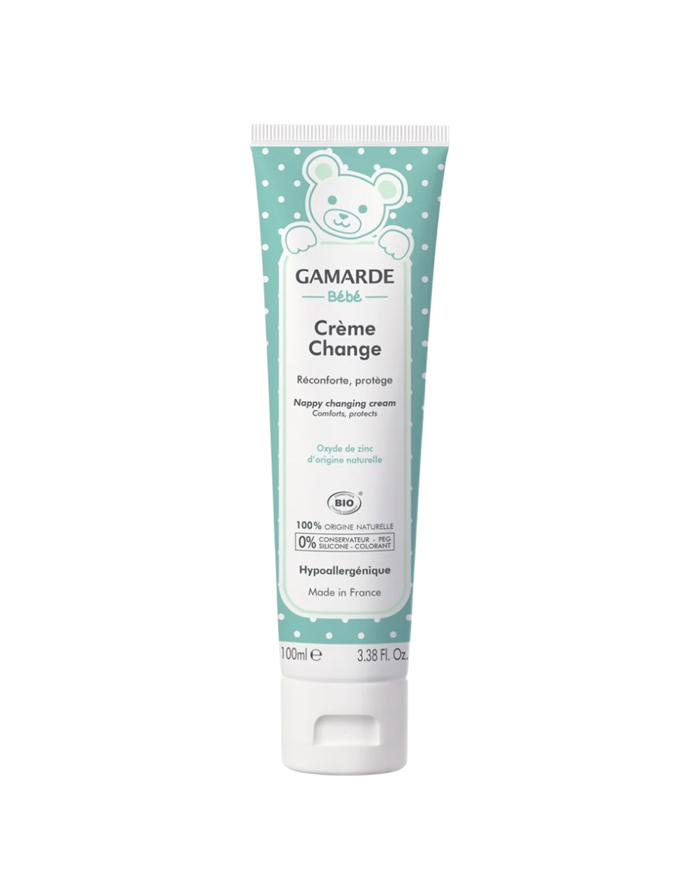 Gamarde, Baby, Anti-iritare, Cremă de corp, At each diaper change, 100 g