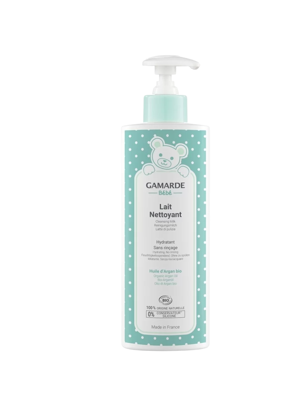 Gamarde, Baby, Bio, Hidratant, Laptele pentru corp, Pentru față și corp, 400 ml