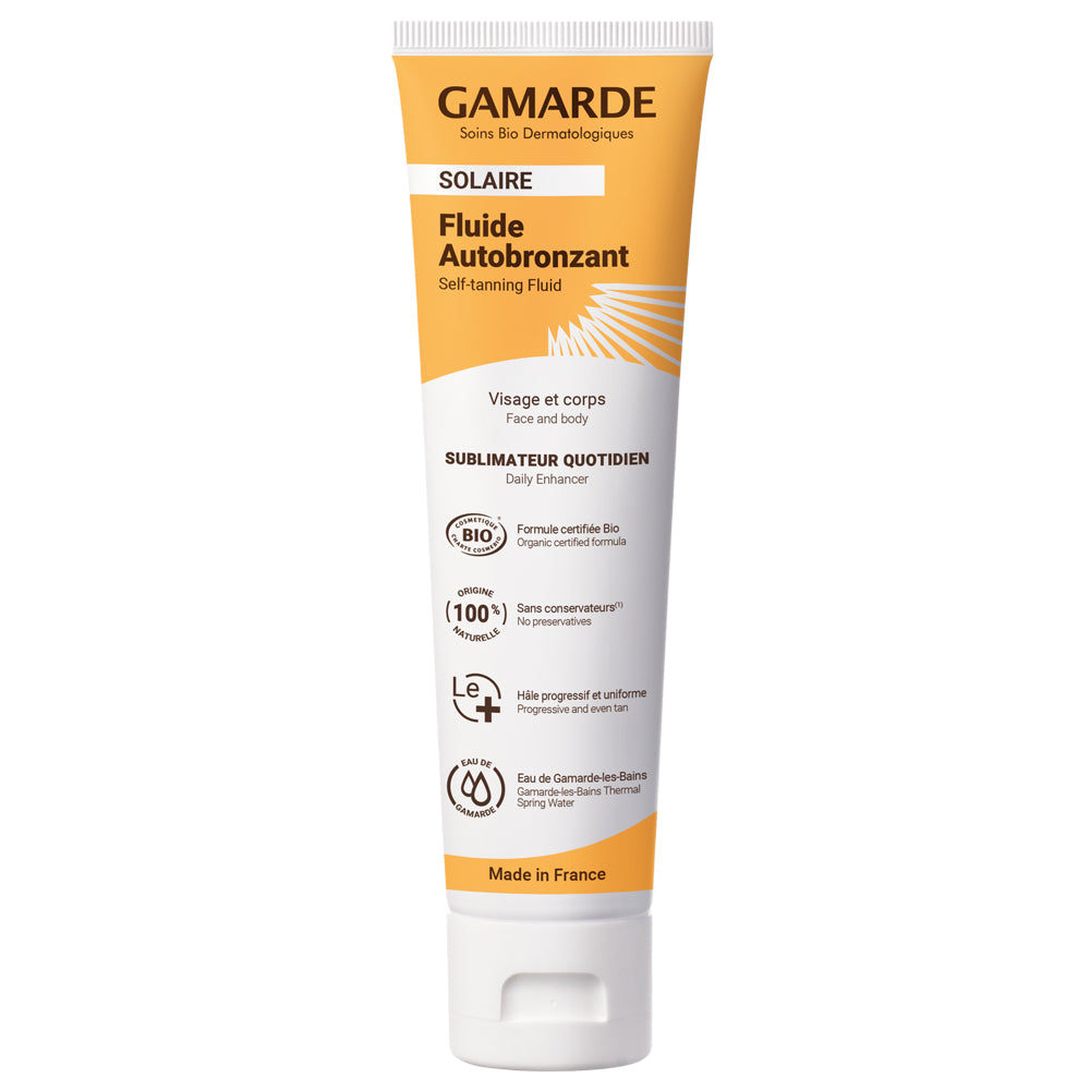Gamarde, Gamarde, Bio, Bronzare, Fluid auto-bronzant, Pentru față și corp, 100 ml