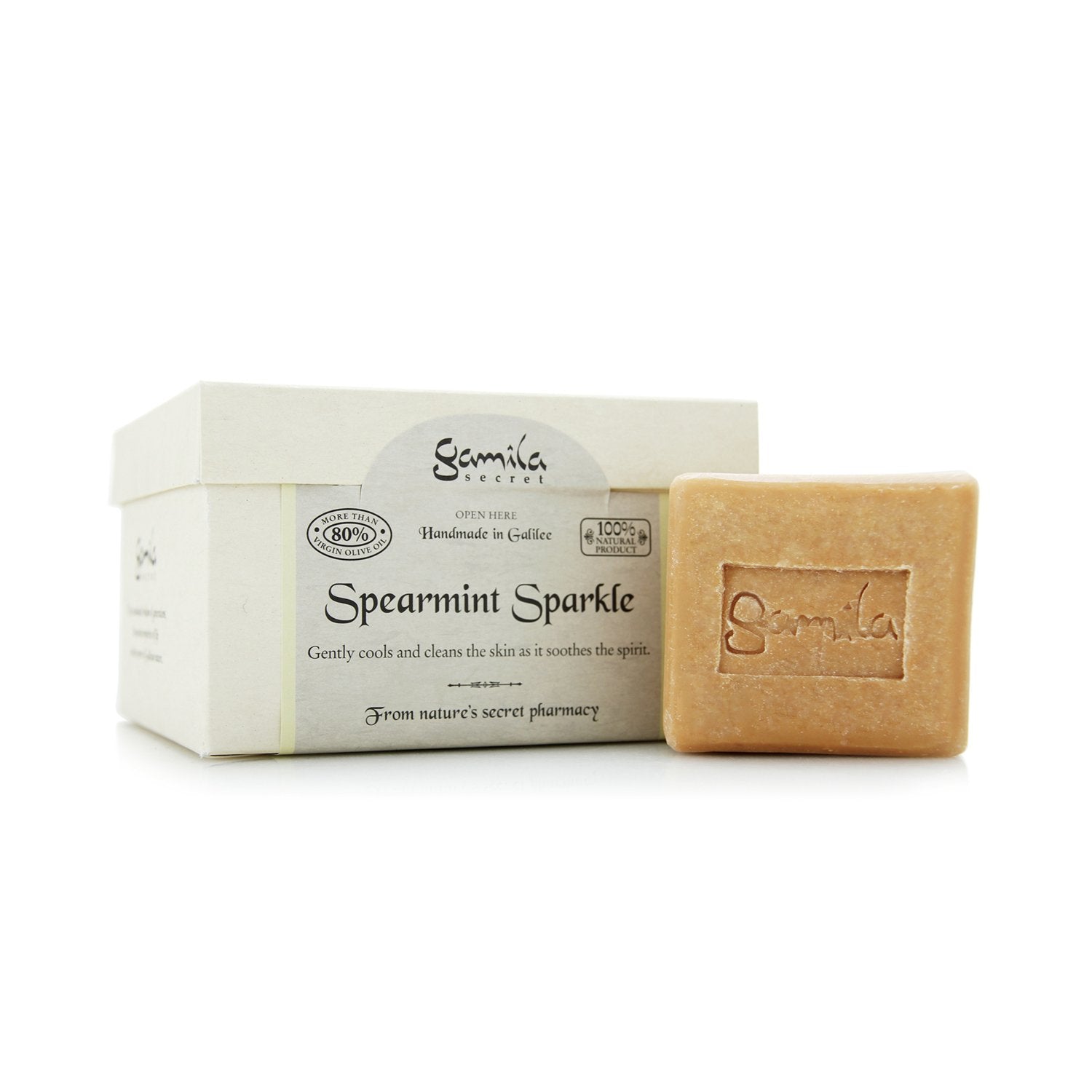 Gamila Secret, Spearmint Sparkle, Curățare, Bară de săpun parfumată, Pentru față și corp, 115 g