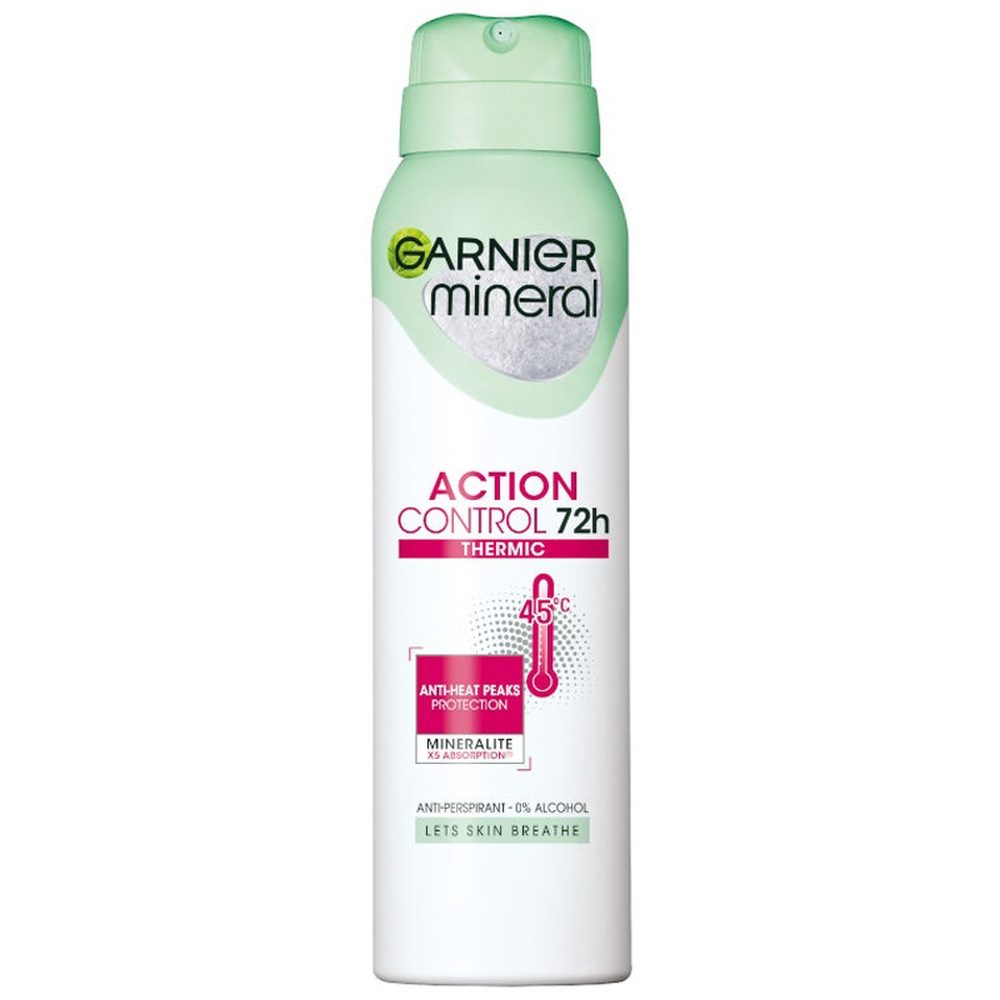 Antiperspirant Deo Spray, GARNIER, Mineral Action Control Thermic, 150 ml
