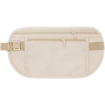 Borseta Anti-Furt, Flippy, 2 Compartimente, Reglabila, Unisex, pentru Documente, Carduri, Telefon, Bej