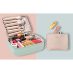 Geanta de Calatorie, Flippy, pentru Cosmetice si Articole de Toaleta, Material Impermeabil, 2 in 1, Portfard Interior