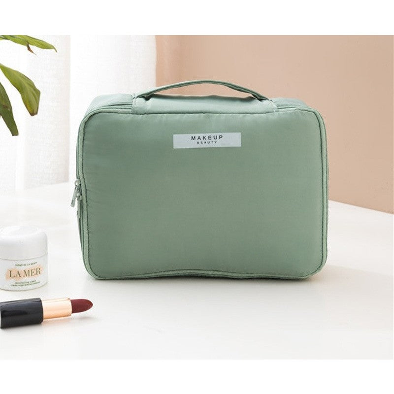 Geanta de Calatorie, Flippy, pentru Cosmetice si Articole de Toaleta, Material Impermeabil, 2 in 1, Portfard Interior