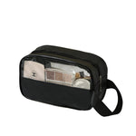 Geanta Cosmetice, Flippy, pentru Voiaj sau Organizare, Material PVC- Textil, Impermeabila, Portabila,22 x 12 x 8 cm,