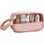 Geanta cosmetice Flippy, pentru voiaj sau organizare, 22 x 12 x 8 cm, roz