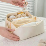 Geanta de Calatorie Flippy, Pentru Cosmetice, Portabila, Impermeabila, din Piele Ecologica, Compartimente Multiple, cu