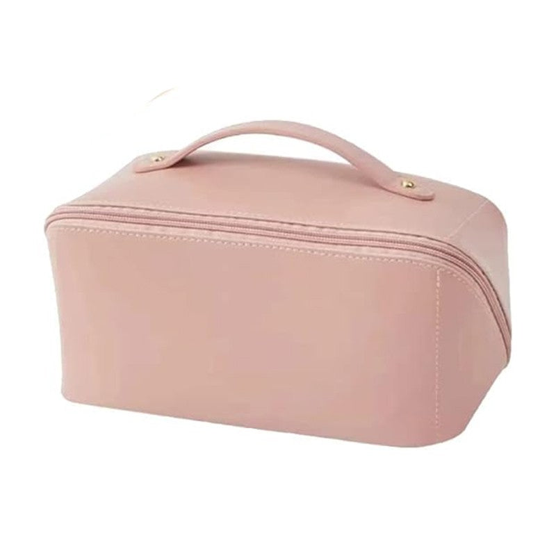 Geanta de Calatorie Flippy, Pentru Cosmetice, Portabila, Impermeabila, din Piele Ecologica, Compartimente Multiple, cu