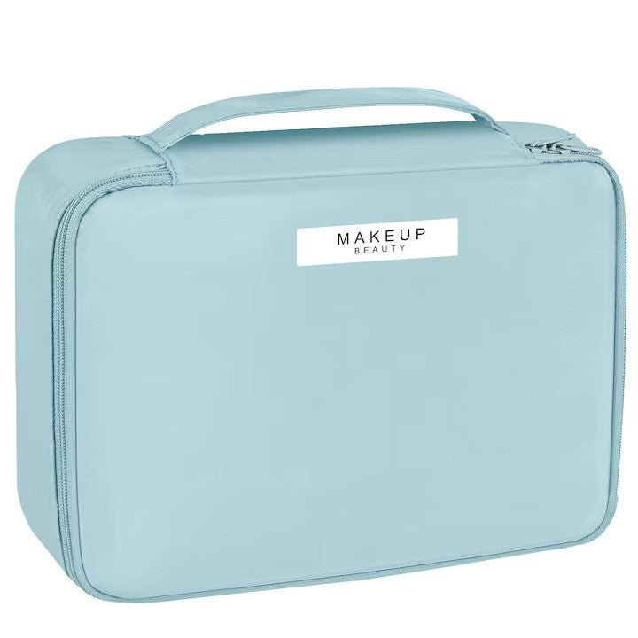 Geanta de Calatorie, Flippy, pentru Cosmetice si Articole de Toaleta, Material Impermeabil, 2 in 1, Portfard Interior